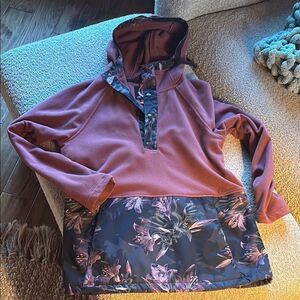 686 Lily Floral Hooded Fleece Pullover